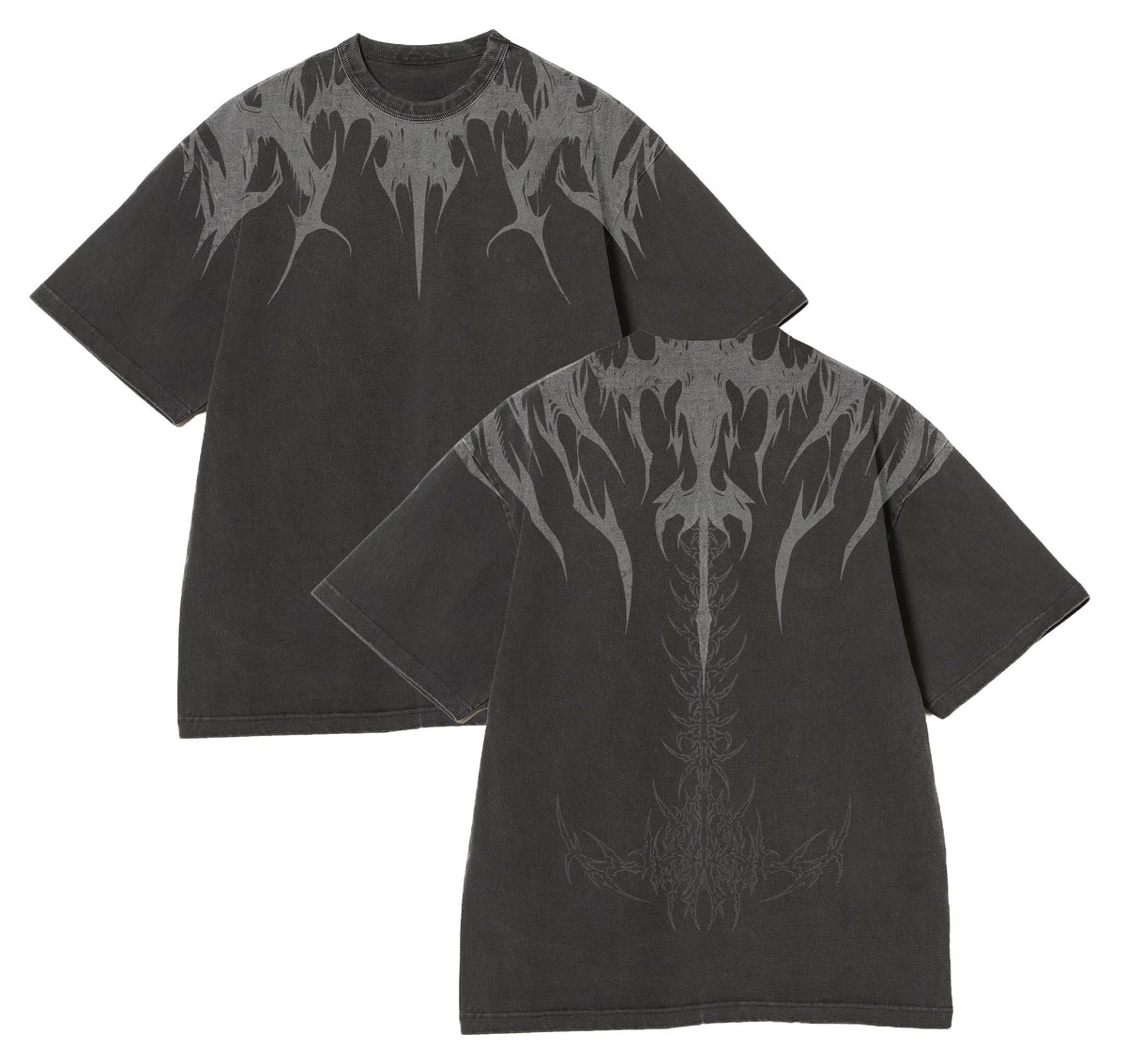 Tattoo Bones Double-Sided Distressed Tee (Pre-Order)