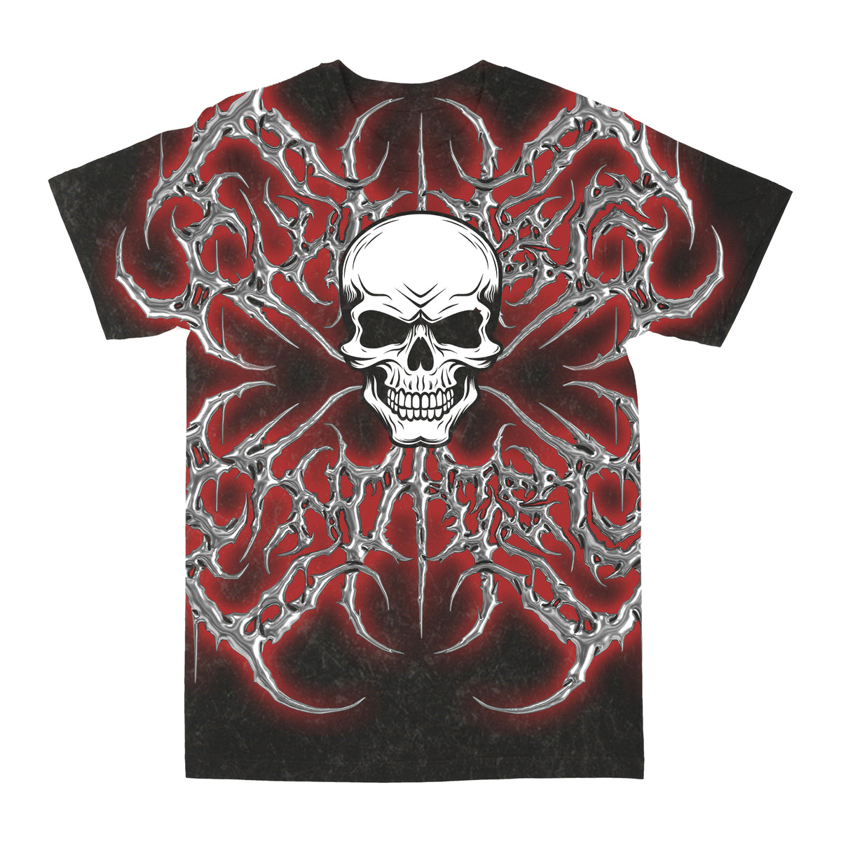 Tribal Skull Mineral Wash Tee (Pre-Order)