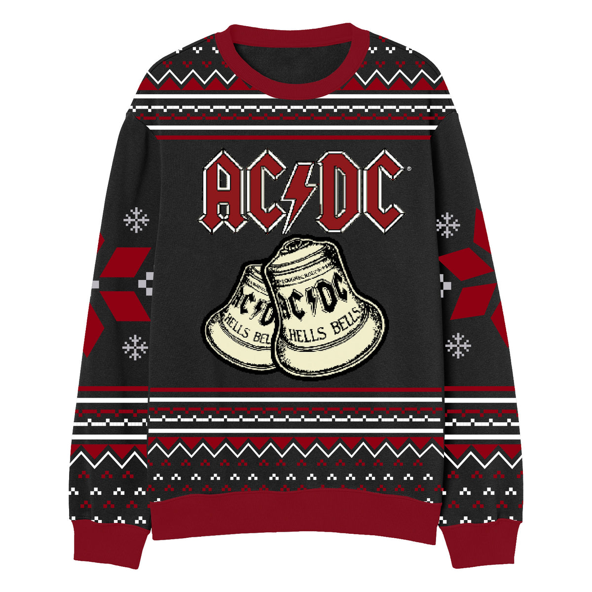 AC/DC Hells Bells Christmas Crewneck Sweatshirt