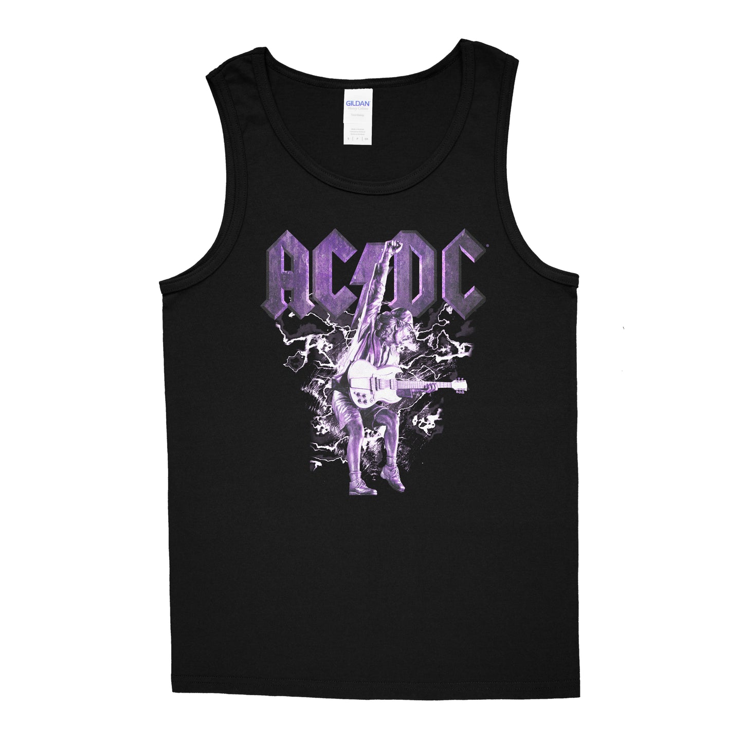 ACDC Purple Lightening Tank Top