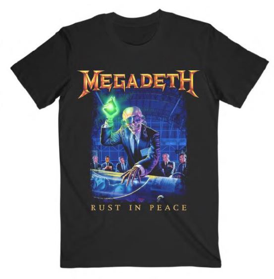 Megadeth Rust In Peace Tee