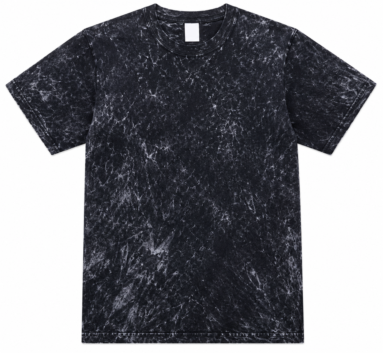 Vintage Black Tie-Dye Tee