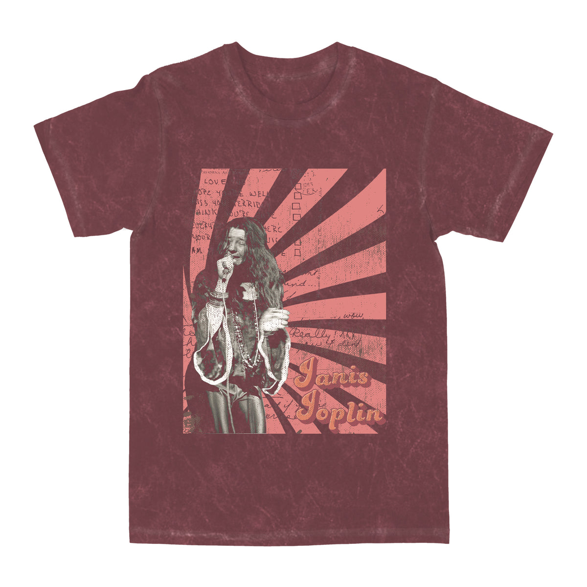 Janis Joplin Portrait Graphic Tee