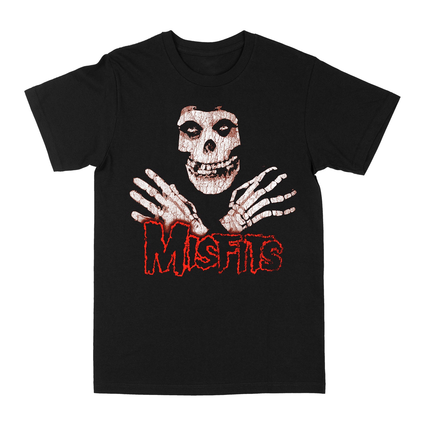 Misfits Skull Hands Crackle T-Shirt