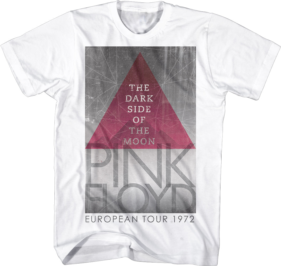 Pink Floyd Dark Side of the Moon European Tour 1972 T-Shirt