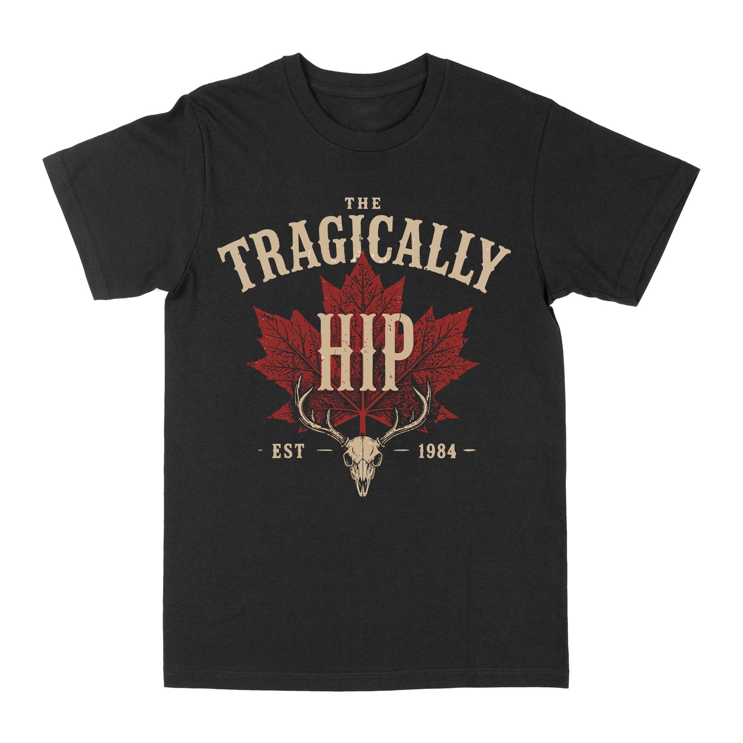 The Tragically Hip Maple Leaf & Skull Tee