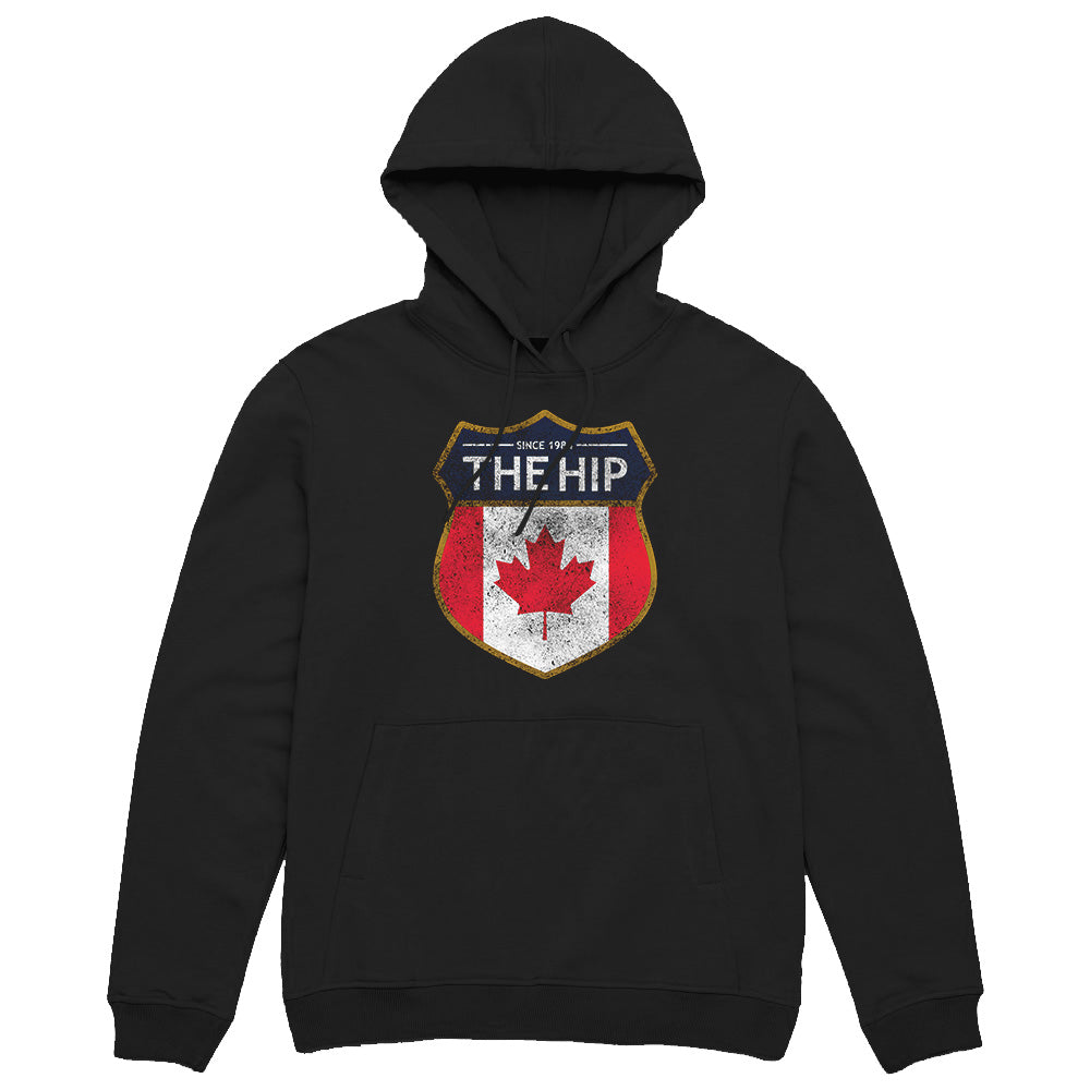 The Tragically Hip Distressed Crest Hoodie