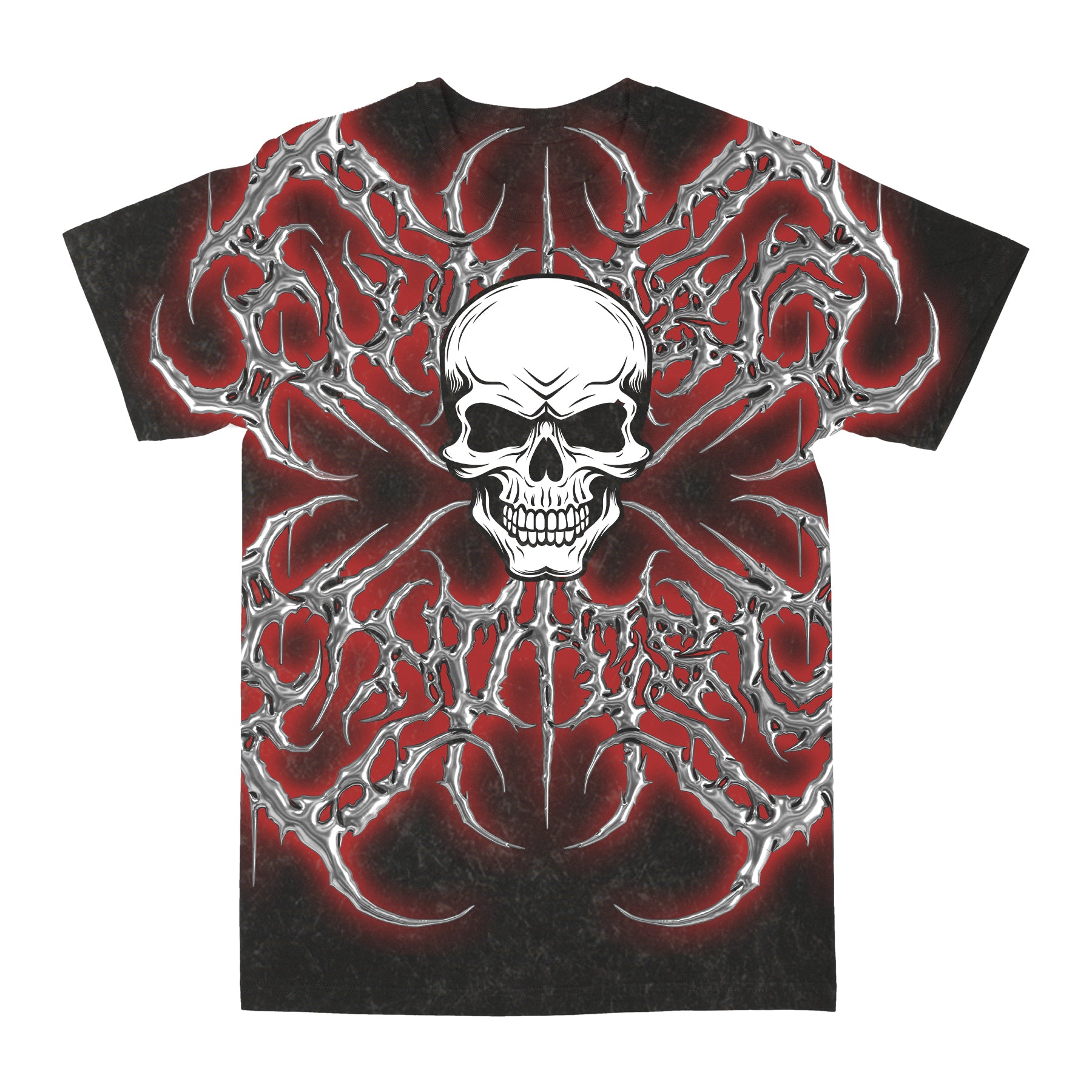 Tribal Skull Mineral Wash Tee (Pre-Order)