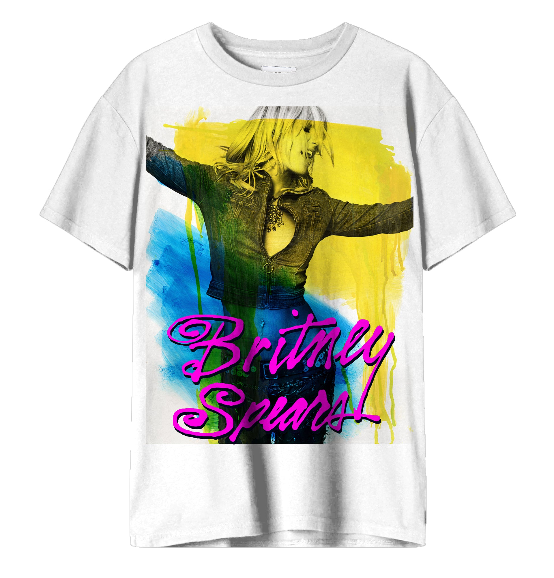 Britney Spears (Watercolour) Short Sleeve T-shirt