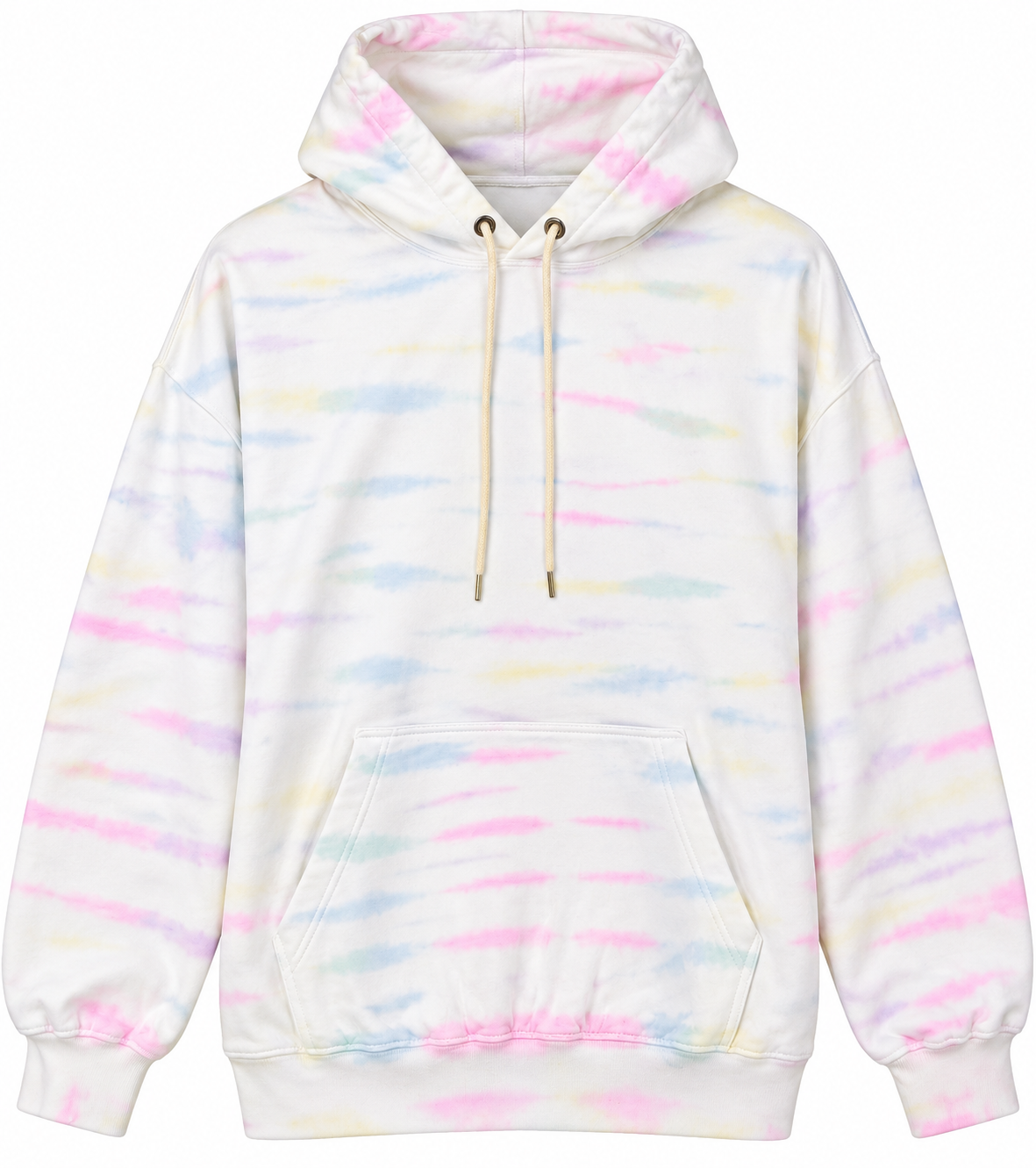 Pastel Rainbow Streaks Hoodie