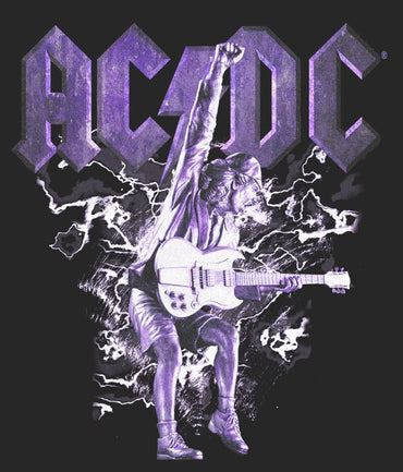 ACDC Purple Lightening Tank Top