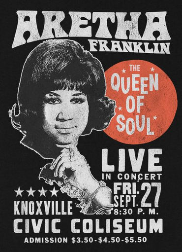 Aretha Franklin Vintage Poster T-Shirt