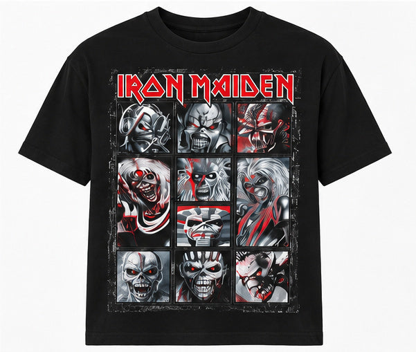 Iron Maiden – Eddie Collage Graphic T-Shirt (Pre-Order)