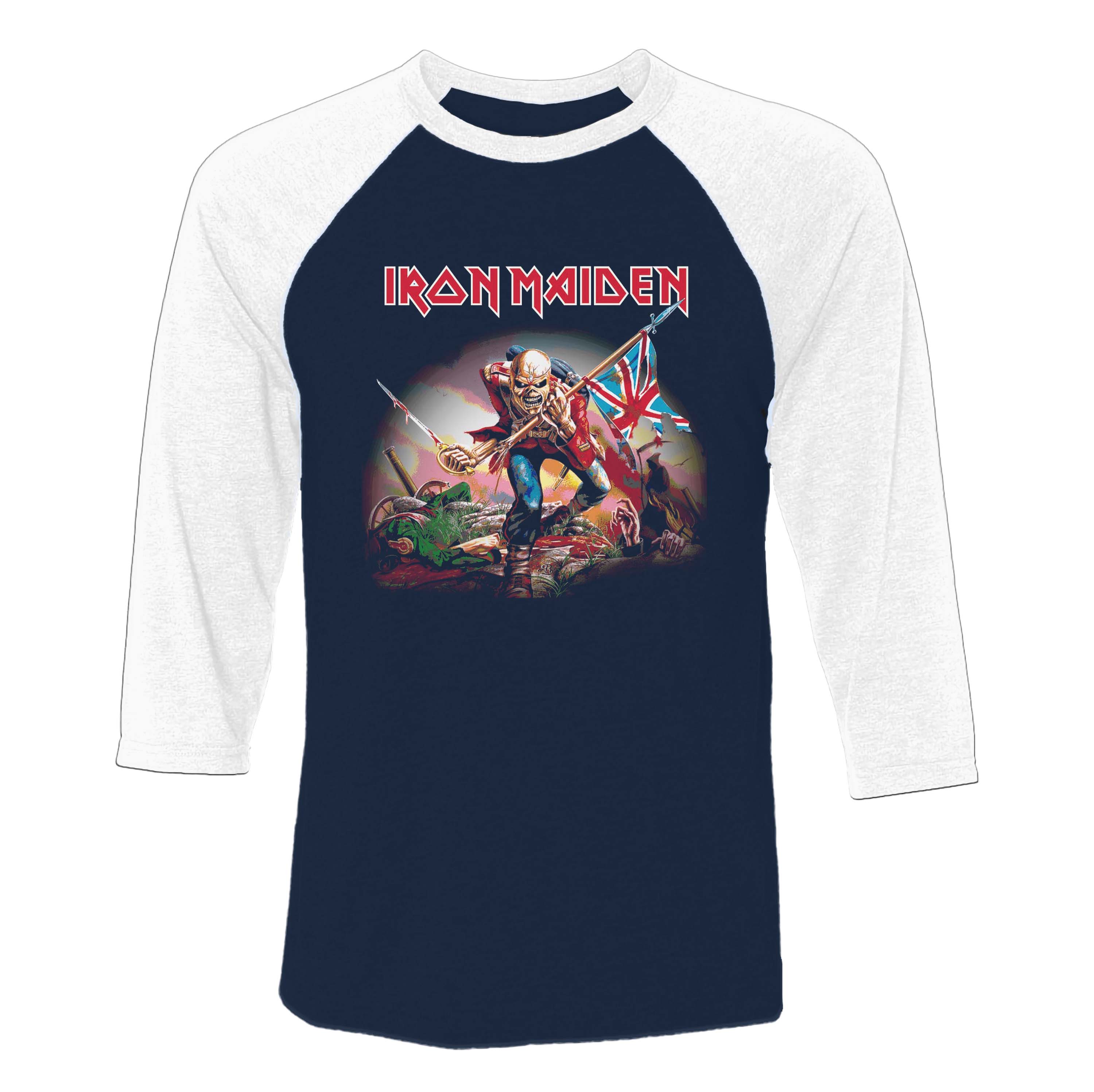 Iron Maiden Navy Baseball Tee