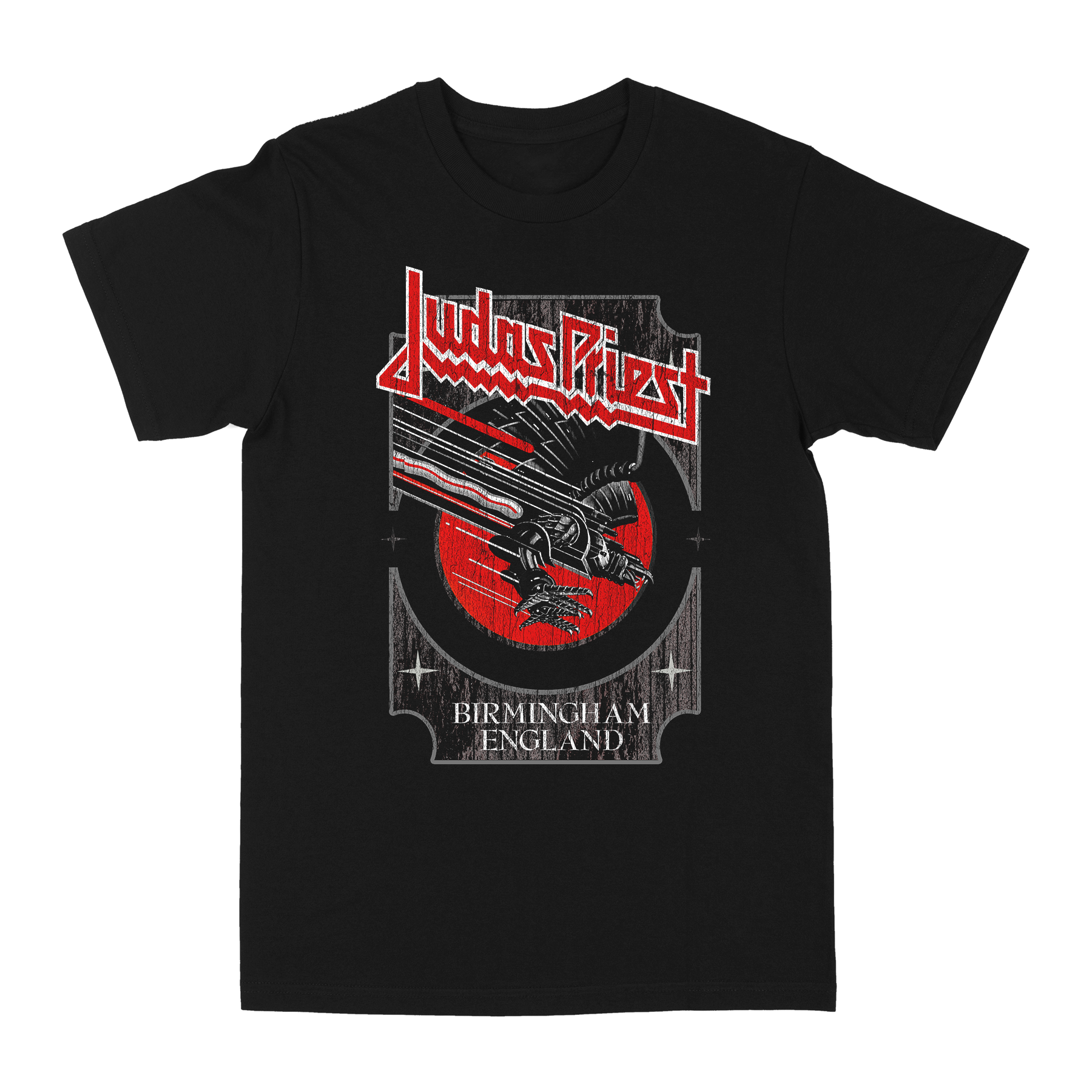 Judas Priest Silver and Red Vengeance T-Shirt
