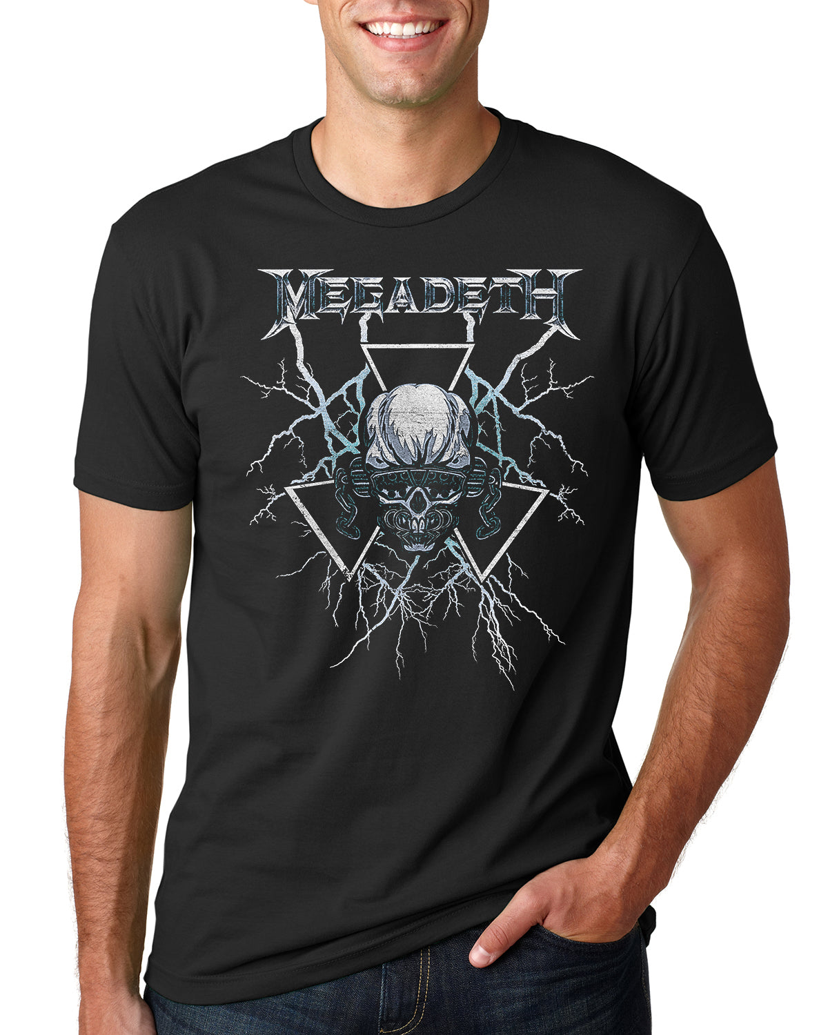 Megadeth – Silver Skulls Graphic T-Shirt (Pre-Order)