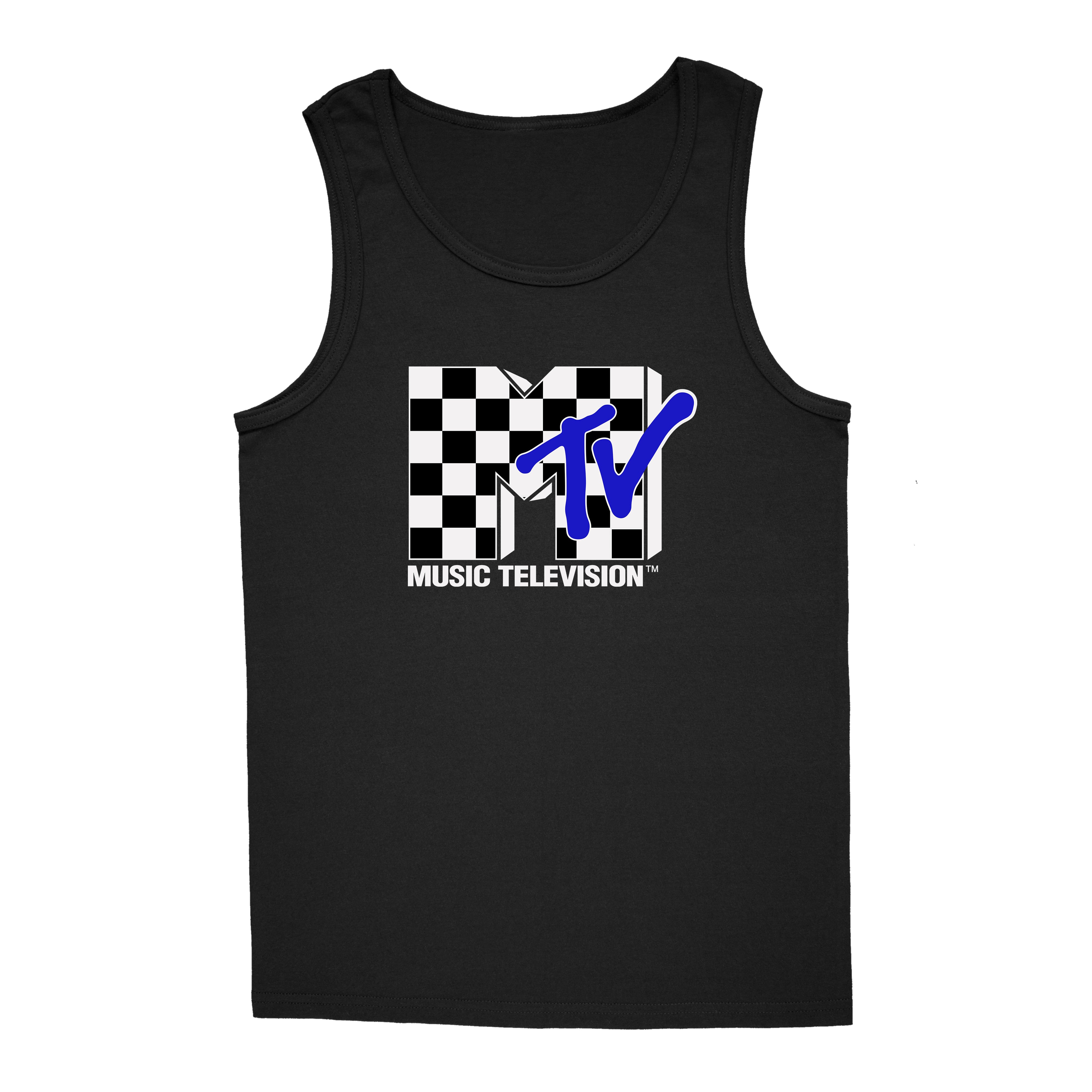 Checkered Logo MTV Tank Top