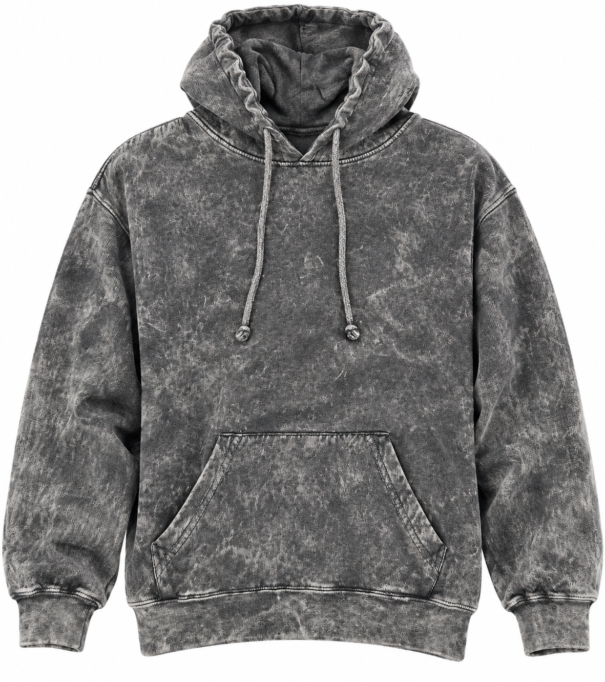 Grey Mineral Wash Hoodie