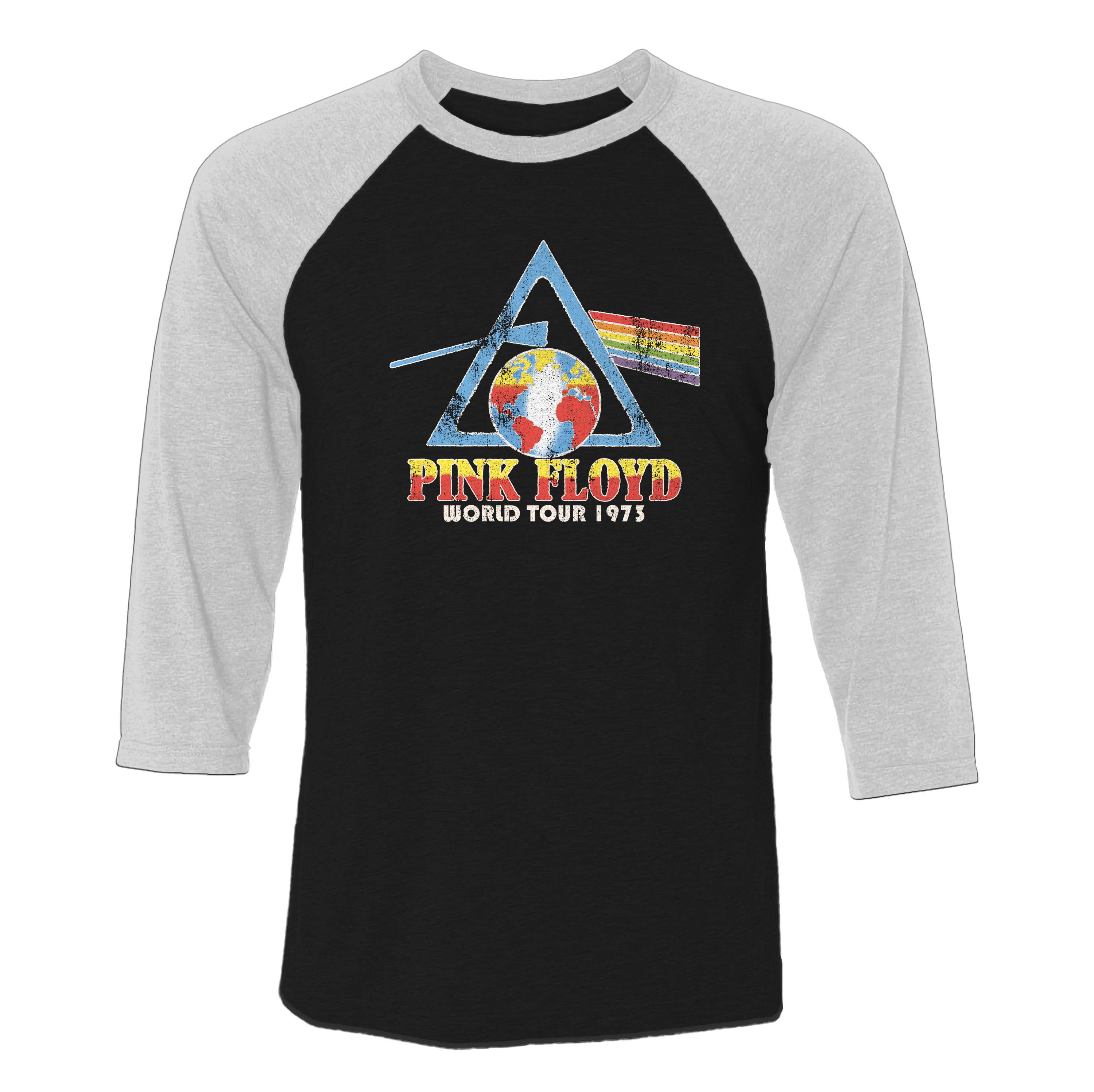 Pink Floyd Black Baseball Tee