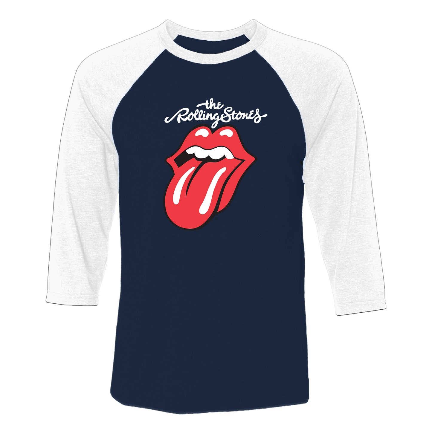 The Rolling Stones Navy Baseball Tee