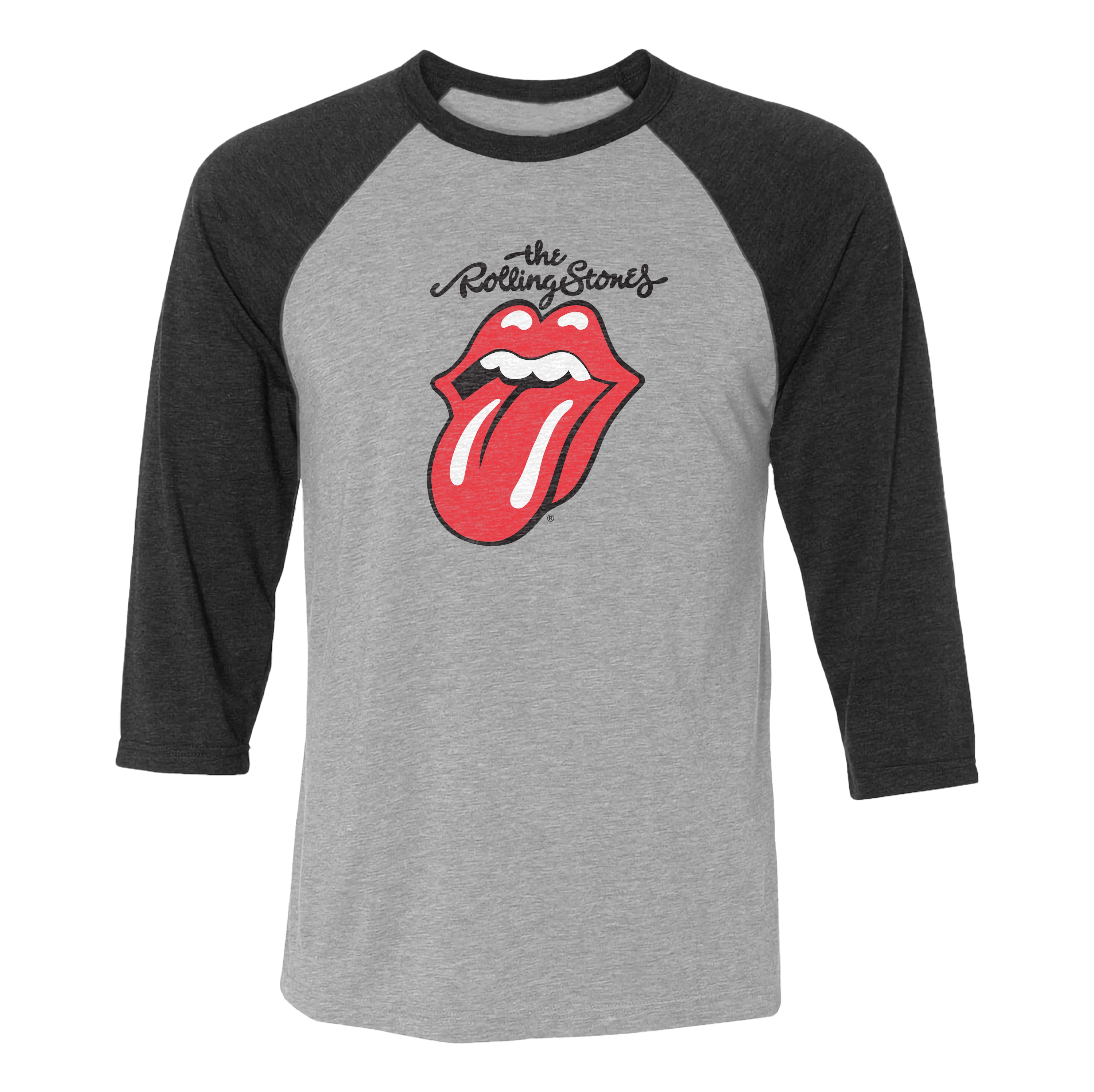 The Rolling Stones Baseball Tee Heather