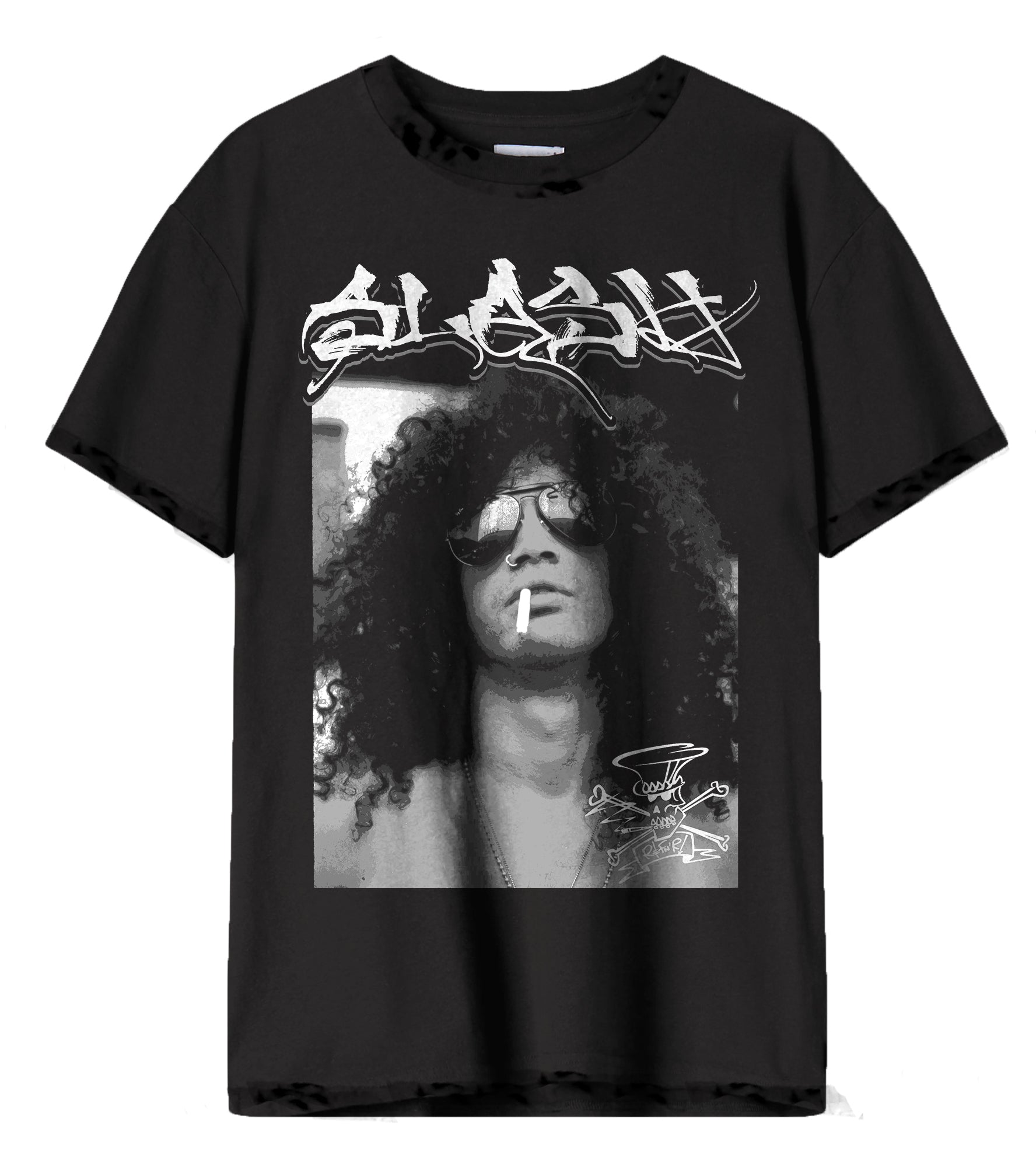 Slash Portrait Short Sleeve T-shirt