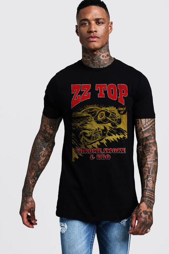ZZ Top CHROME SMOKE BBQ T-shirt