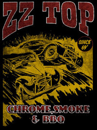 ZZ Top CHROME SMOKE BBQ T-shirt
