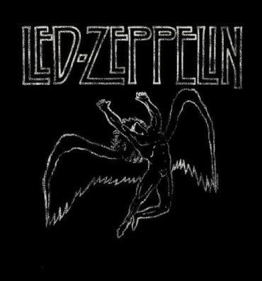 Led Zeppelin Angel Sleeve Hoodie